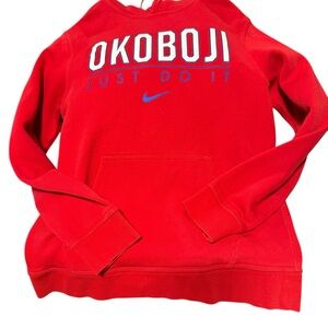 Red Nike Okoboji Sweatshirt size Medium
